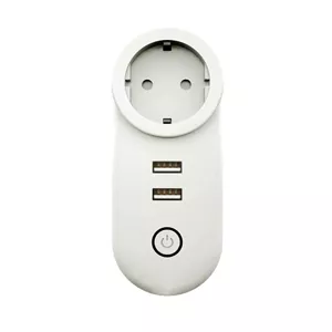 پریز هوشمند زیگبی MOES دو شاخه دار2 خروجی usb