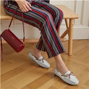 کفش کالج زنانه مدل پاپیونی اغنمی