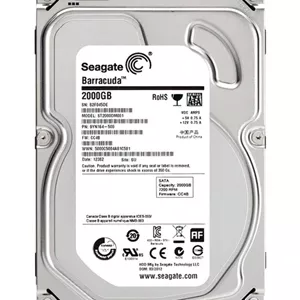 هارد دیسک اینترنال سیگیت Barracuda ST2000DM001 ظرفیت 2 ترابایت استوک با سرعت 7200RPM، رابط SATA III و کش 64MB