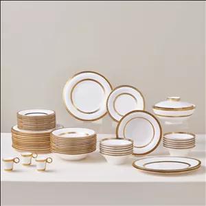 سرویس غذاخوری 55 پارچه 12 نفره کاراجا رویال بن ویکتوریا طلایی