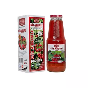نکتار ارگانیک گیلابورو ۱۰۰۰ میلی‌لیتر در بطری شیشه‌ای بدون شکر کایسری پازاری