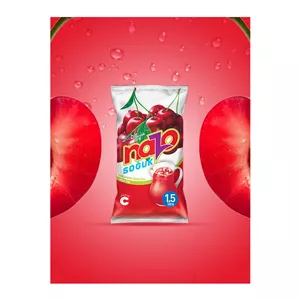 پودر نوشیدنی نازو طعم آلبالو 9 گرم بسته 24 عددی