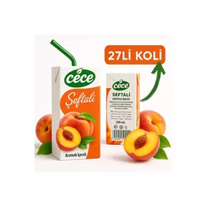 آب‌میوه هلو چچه 200 میلی‌لیتر کارتن 27 عددی
