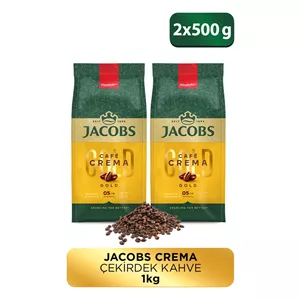 دانه قهوه کافه کرما جاکوبز ۲ بسته ۵۰۰ گرمی
