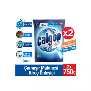 پودر کالگون 4 در 1 محافظ رس، زنگ و بو - 750 گرم ×2