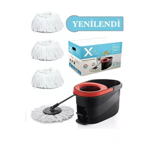 زمین‌شوی پدالی اگونکس X Maxi با ۳ دستمال یدکی (ست دورانی ویلدا)