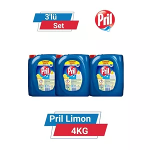 مایع ظرفشویی پریل لیمو 4 لیتر ست 3 عددی
