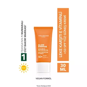 کرم ضدآفتاب صورت ایو روشه SPF 50 روشن‌کننده ویتامین E حجم 30 میلی‌لیتر