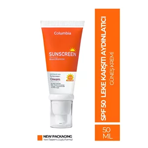 کرم ضدآفتاب کلمبیا صورت و بدن SPF50 50 میلی‌لیتر