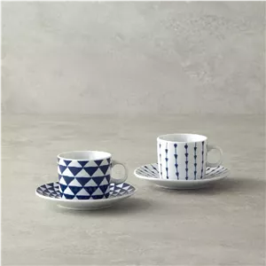 ست قهوه خوری ۲ نفره انگلیش هوم ترین 80 میلی آبی