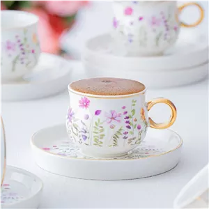 ست قهوه خوری ۶ نفره آجار لیدیا 90 میلی