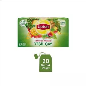 چای سبز کیسه ای انبه آناناس لیپتون 20 عددی