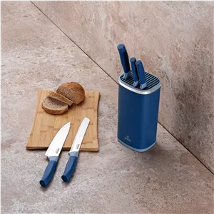 سرویس چاقو 6 پارچه امسان Royal German سرمه ای