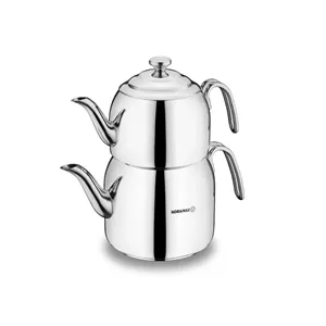 کتری قوری کرکماز A058 بزرگ نقره ای