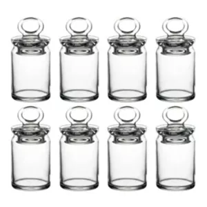 بانکه شیشه ای 8 عددی پاشا‌باغچه کیچن 240 میلی