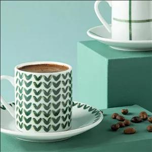 ست قهوه خوری ۲ نفره انگلیش‌ هوم لنو 80 میلی سبز