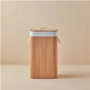 سبد رخت چرک تاشو بامبو انگلیش هوم ژینا
