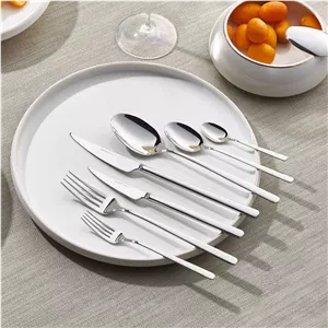 سرویس قاشق چنگال 84 پارچه 12 نفره کاراجا الگانس نیو بورئاس نقره ای