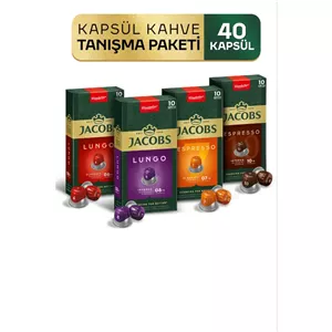کپسول قهوه جاکوبز چهار بسته 10 عددی