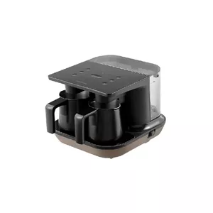 قهوه ساز ترک دوقلو گروندیگ TCM 7061 B مشکی بژ