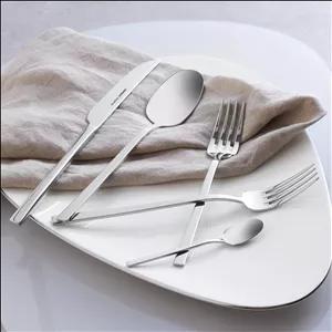 سرویس قاشق و چنگال 30 پارچه کاراجا Theo نقره ای