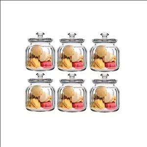 بانکه شیشه ای 6 عددی پاشا‌باغچه ویوا 900 میلی