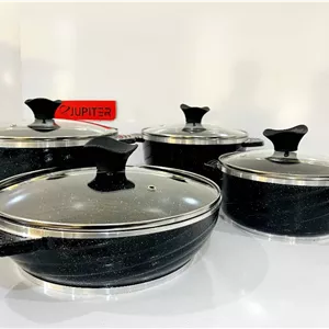 قابلمه استیل kzp  سایز 20 درب پیرکس