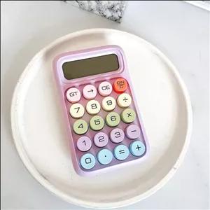 ماشین حساب دکمه رنگی کیبوردی