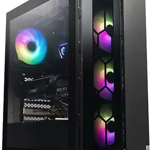 کامپیوتر گیمینگ MSI Aegis ZS (تاور)، AMD Ryzen R5-5600X، Radeon RX 6800، حافظه 16 گیگابایتی (دو کاناله)، 1 ترابایت SSD، WiFi 6E، USB Type-C، VR-Ready، ویندوز 11 هوم (5DT-291US)