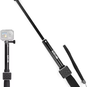 ریموت کنترل دوربین اکشن SJCAM به همراه مونوپاد سلفی، سازگار با SJ20 SJ11 SJ10Pro SJ8Pro C300 C200Pro C200 (ناسازگار با SJ6Pro C110  C100 )