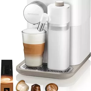 دستگاه قهوه و اسپرسو نسپرسو Gran Lattissima EN640 با Aeroccino، 9 دستور العمل مختلف، گرمایش سریع، خاموش شدن خودکار، دکمه های لمسی پر، سفید ابریشمی (220 ولت) توسط DeLonghi