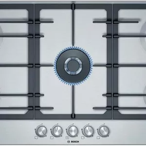 اجاق گاز صفحه ای بوش سری 6 مدل PCQ9B5O90M استیل ضد زنگ 90 سانتی متر - حداقل 1 سال گارانتی تولید کننده