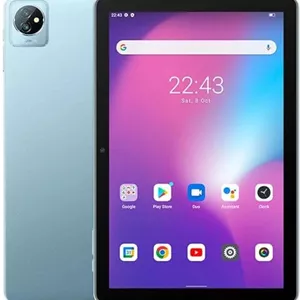 تبلت Blackview Tab 7 Wifi اندروید 12 با صفحه نمایش HD  IPS، پردازنده چهار هسته ای 3 گیگابایت رم64 گیگابایت رام (کارت SD خارجی 1 ترابایتی)، باتری 6580 میلی آمپر ساعتی، دوربین دوگانه 5 مگاپیکسلی2 مگاپیکسلی، وای فای بلوتوث Type-C، جعبه دوتایی، 10.1 اینچی آبی گرگ و میش