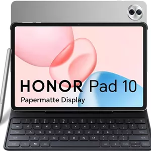 تبلت HONOR Pad 10 با نمایشگر PaperMatte 12.1 اینچی، Wi-Fi، رم 8 گیگابایت، حافظه داخلی 256 گیگابایت، خاکستری، همراه با کیف کیبورد رایگان و قلم Honor Choice - نسخه خاورمیانه