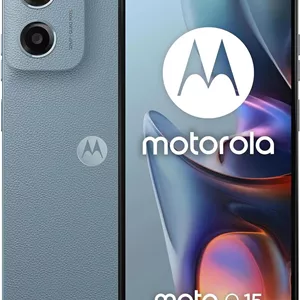 گوشی موبایل موتورولا Moto E15 دو سیم کارت 64 گیگابایت ROM2 گیگابایت RAM (فقط GSM | بدون CDMA) کارخانه آنلاک شده 4G/LTE (آبی مه آلود) - نسخه بین المللی