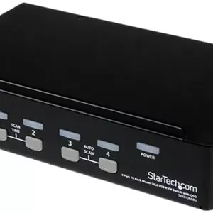 سوئیچ KVM USB چهار پورت StarTech با قابلیت نصب در رک و OSD - 1U