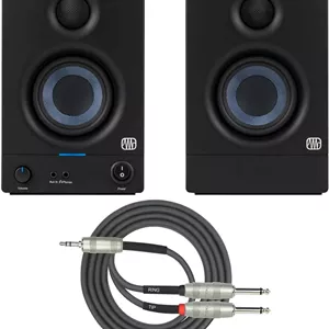 مانیتور استودیویی فرکانس پایین 3.5 اینچی PreSonus Eris 3.5 (جفت) به همراه بسته کابل Breakout