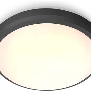 چراغ سقفی LED فیلیپس مدل Doris مناسب فضای باز 6 وات [سفید گرم - مشکی] مقاوم در برابر آب IP54، برای روشنایی باغ، پاسیو و تراس