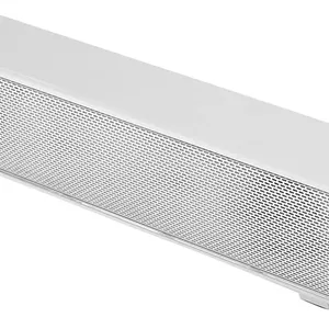 اسپیکر کامپیوتر USB ساندبار، ساندبار استریو سیمی پخش کننده موسیقی با صدای فراگیر باس، اتصال 3.5 میلی متری و پخش برای تلفن های همراه PC (سفید)