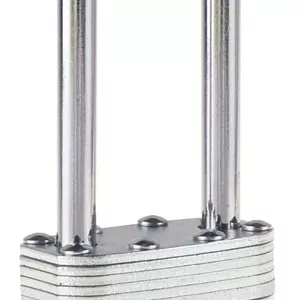قفل آویز فولادی لمینت شده 40 میلی متری با امنیت بالا Yale - Y125B/40/163/1 - میله فولادی سخت کاری شده بلند - 3 کلید