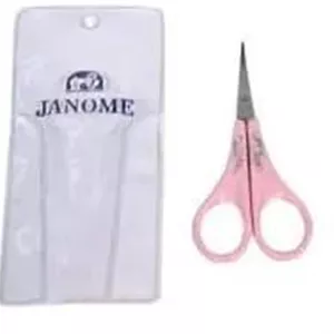 قیچی گلدوزی صورتی Janome، 3.5 اینچ