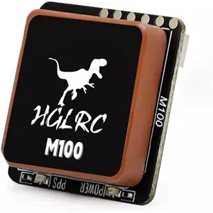 ماژول قطب نمای GPS مدل HGLRC M100-5883، تراشه نسل دهم ارتقا یافته سازگار با پهپاد FPV بال ثابت