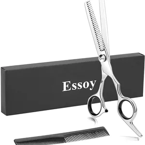 قیچی پیتاژ حرفه ای اسوی (6.7 اینچ)، قیچی اصلاح موی استیل ضد زنگ با پیچ تنظیم دقیق برای آرایشگاه خانگی، قیچی آرایشگری برای زنان، مردان و کودکان
