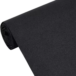 پارچه لایی چسب مشکی BENECREAT، 100x114 سانتی متر، لایی چسب تک رو با قابلیت اتو، پارچه آستری اتویی برای بلوز، پیراهن و لوازم خیاطی