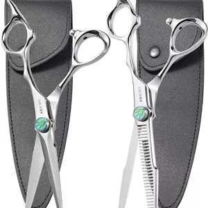 قیچی پیتاژ حرفه ای SHUNSRSW با تیغه های فوق العاده تیز 6.7 اینچی. قیچی پیتاژ از فولاد 440C ساخته شده است که بادوام، صاف و حساس است.
