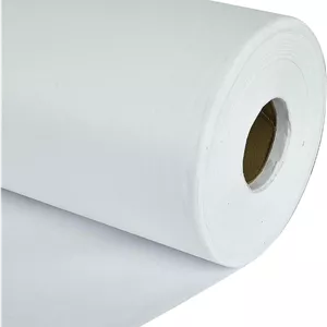 ورق بوکرام لایی چسب پارچه ای اتویی سفید 5 متری - پارچه نبافته با وزن متوسط برای خیاطی (عرض 90 سانتی متر)