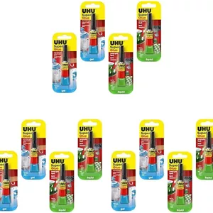 چسب قطره ای مایع اوهو 3 گرمی، 2 عددچسب قطره ای ژله ای اوهو 2 گرمی، 2 عدد بسته ویژه، 3 گرم X 22 گرم X 2، چسب قطره ای فوق العاده سریع و قوی، شفاف (بسته 3 عددی)