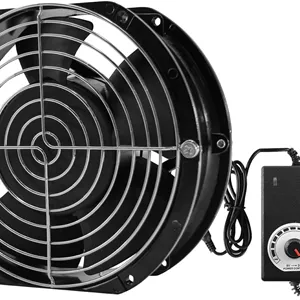 فن تهویه مطبوع PANO-MOUNTS با اندازه 172 میلی متر، سرعت 3500 دور در دقیقه، جریان هوای 180CFM، بلبرینگ دوگانه و سرعت قابل تنظیم برای پنجره، گاراژ، زیرزمین و پروژه های خنک کننده DIY