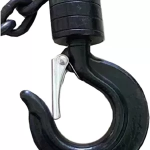 زنجیر اسلینگ 1 تن 3 تن با قلاب چرخشی بالا و پایین برای بالابر زنجیری برقی، بلوک اهرمی دستی، جرثقیل، قلاب بار برای بالابر موتور (2 تن 8 میلی متر 1 عدد پایین)