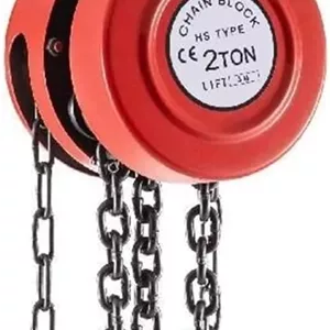 وینچ دستی زنجیری بالابر زنجیری 1 2 تن (2200 4400 6600 پوند) ظرفیت 8 15 فوت ارتفاع بالابری ساخت فولاد قرمز زرد چند منظوره (قرمز 1 تن (10 فوت بالابر))